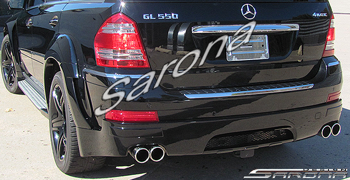 Custom Mercedes GL  SUV/SAV/Crossover Rear Lip/Diffuser (2006 - 2009) - $1490.00 (Part #MB-010-RA)